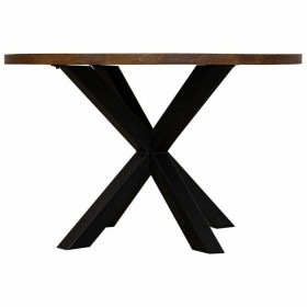 Tavolo Alexandra House Living Marrone 120 x 76 x 120 cm