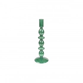 Portacandele Romimex Verde Vetro 9 x 27 x 9 cm