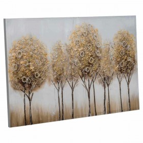 Quadro Alexandra House Living Nature Tela Legno di abete 90 x 3 x 60 cm