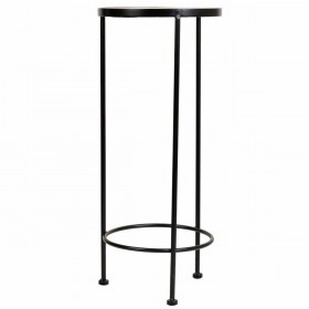 Supporto per Vaso Alexandra House Living Nero Ferro Piastrella 30 x 68 x 30 cm 3 Pezzi