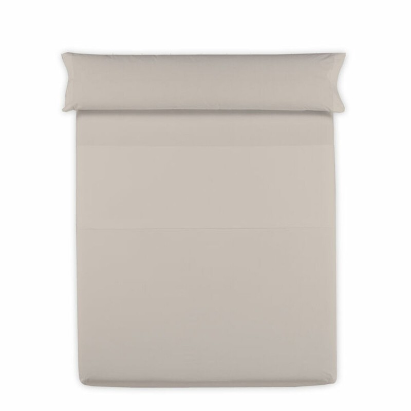 Lenzuolo Superiore Hosteline Mixcolors Terra Singolo