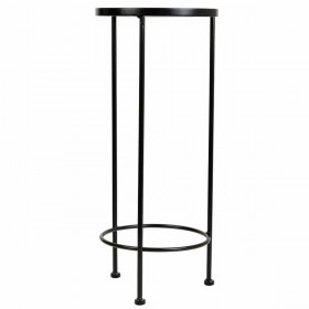 Supporto per Vaso Alexandra House Living Nero Ferro Piastrella 30 x 68 x 30 cm 3 Pezzi