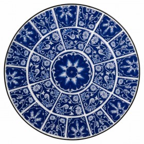Supporto per Vaso Alexandra House Living Nero Ferro Piastrella 30 x 68 x 30 cm 3 Pezzi