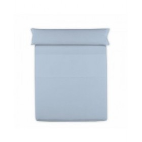 Lenzuolo Superiore Hosteline Mixcolors Azzurro Singolo