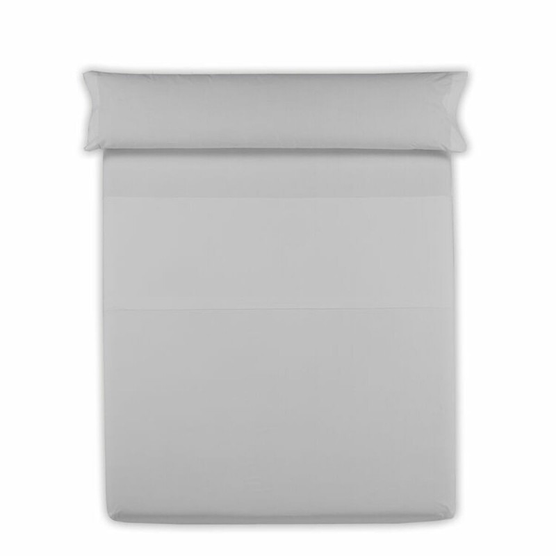 Lenzuolo Superiore Hosteline Mixcolors Grigio Singolo
