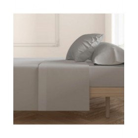 Lenzuolo Superiore Hosteline Mixcolors Grigio Singolo