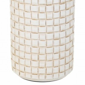 Vaso Alexandra House Living Bianco Poliresina 14 x 39 x 14 cm