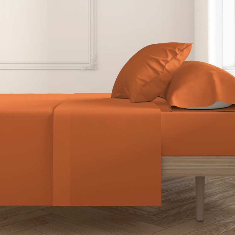 Lenzuolo Superiore Happy Home MixColors Arancio Piazza e mezza