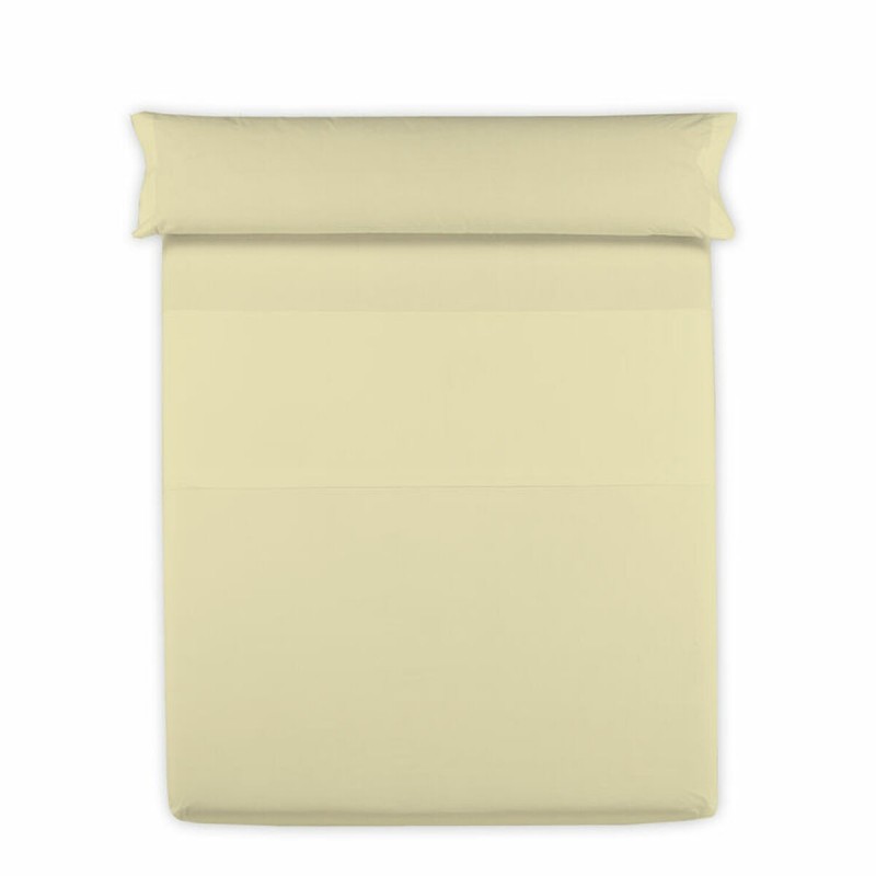 Lenzuolo Superiore Happy Home Giallo Singolo