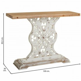 Ingresso Alexandra House Living Bianco 36 x 92 x 120 cm