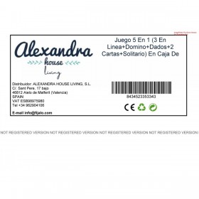 Set di giochi tradizionali Alexandra House Living Marrone 23 x 5 x 23 cm 5 in 1