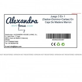 Set di giochi tradizionali Alexandra House Living Marrone 12 x 5 x 15 cm 3 in 1