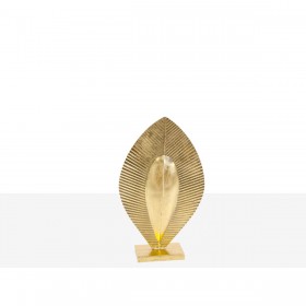 Statua Decorativa Romimex Dorato Metallo Foglio 22 x 38 x 5 cm