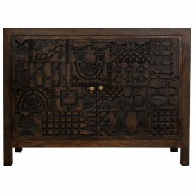 Credenza Alexandra House Living Marrone Legno 40 x 90 x 120 cm