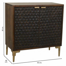 Ingresso Alexandra House Living Marrone 40 x 85 x 83 cm