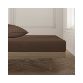Lenzuolo con angoli aderenti Happy Home Mix Colors Marrone Singolo