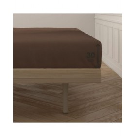 Lenzuolo con angoli aderenti Happy Home Mix Colors Marrone Singolo