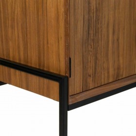 Credenza Alexandra House Living Marrone Ferro Lamiera Legno di abete 40 x 99 x 110 cm