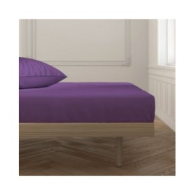 Lenzuolo con angoli aderenti Happy Home MixColors Lilla Piazza e mezza