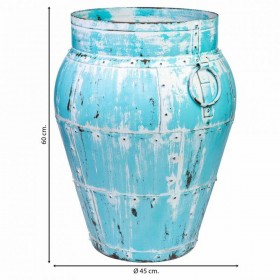 Vaso Alexandra House Living Azzurro Legno di mango 45 x 60 x 45 cm