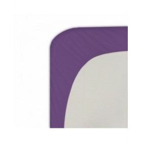 Lenzuolo con angoli aderenti Happy Home MixColors Lilla Piazza e mezza