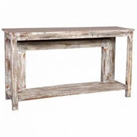 Ingresso Alexandra House Living Bianco Grigio 39 x 86 x 160 cm Finitura invecchiata Intaglio