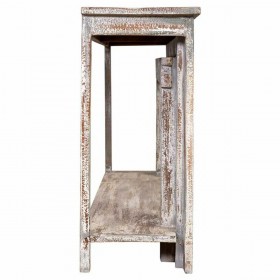 Ingresso Alexandra House Living Bianco Grigio 39 x 86 x 160 cm Finitura invecchiata Intaglio