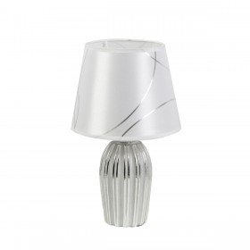 Lampada da tavolo Romimex Argentato Ceramica 9 x 33 x 9 cm
