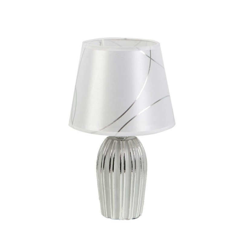 Lampada da tavolo Romimex Argentato Ceramica 9 x 33 x 9 cm