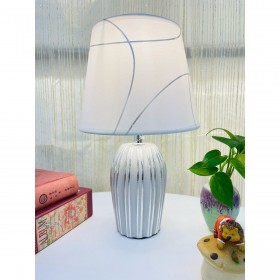Lampada da tavolo Romimex Argentato Ceramica 9 x 33 x 9 cm