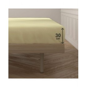 Lenzuolo con angoli aderenti Happy Home Mix Colors Giallo Singolo