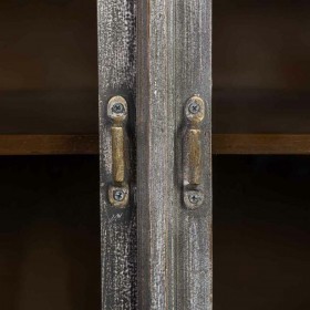 Stand Espositore Alexandra House Living Nero Legno di mango 41 x 128 x 74 cm