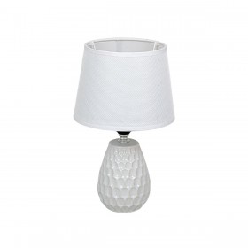 Lampada da tavolo Romimex Bianco Ceramica 9 x 27 x 9 cm