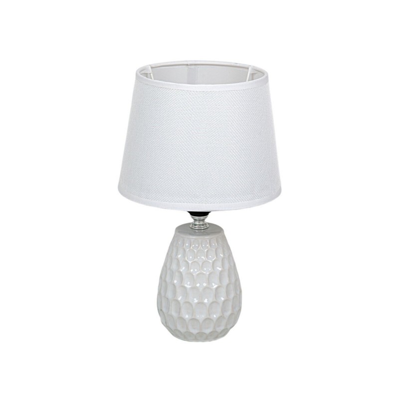 Lampada da tavolo Romimex Bianco Ceramica 9 x 27 x 9 cm