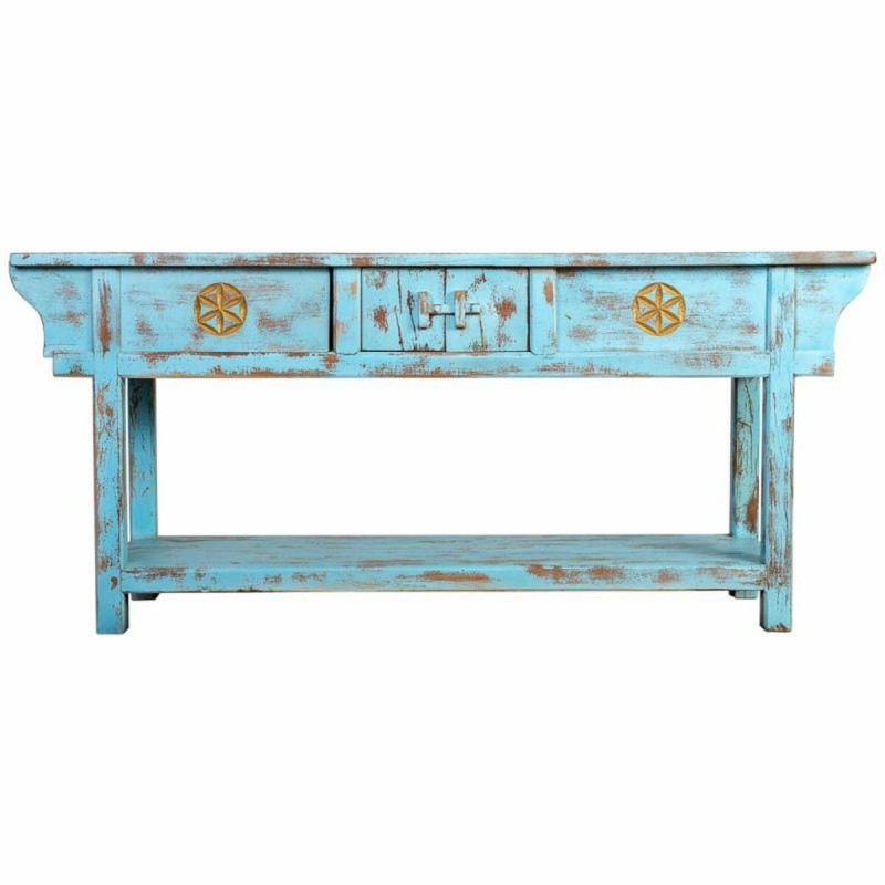 Ingresso con Cassetti Alexandra House Living Azzurro 45 x 80 x 181 cm