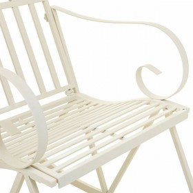 Sedia a dondolo Alexandra House Living Bianco Ferro 24 x 45 x 24 cm