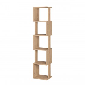 Scaffale ad Angolo Alexandra House Living Rovere Legno MDP 35 x 161 x 2 cm 5 Mensole
