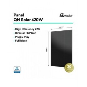 Kit Solare Autoinstallante Tornasol Energy KitPlug&PlayEffx400x60 400 W 60º