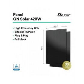 Kit Solare Autoinstallante Tornasol Energy KitPlug&PlayEffx800x20 800 W 20º