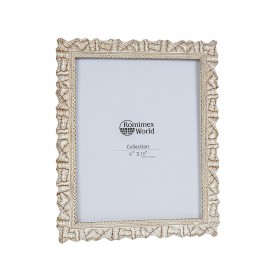 Cornice Portafoto Romimex Naturale Resina 25 x 20 x 2 cm