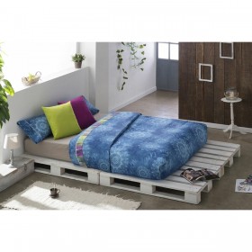 Set di copripiumino Lois JEANS Grigio Osimano 260 x 230 cm 4 Pezzi