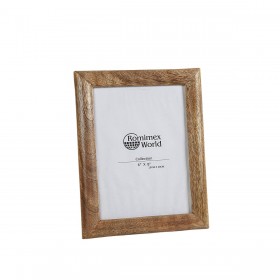 Cornice Portafoto Romimex Marrone Legno 24 x 1 x 19 cm