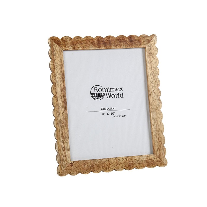 Cornice Portafoto Romimex Marrone Legno 20 x 1 x 15 cm