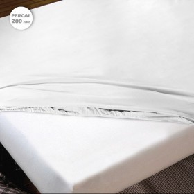 Lenzuolo con angoli aderenti Hosteline IRIS PREMIUM Bianco Osimano