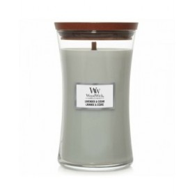 Candela Profumata Woodwick Core Large Lavender & Cedar 609 g