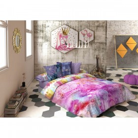 Set di copripiumino Lois FESTIVAL P. Malva Singolo 150 x 230 cm 3 Pezzi