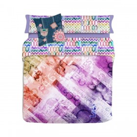 Set di copripiumino Lois JASON P. Malva Singolo 150 x 230 cm 3 Pezzi