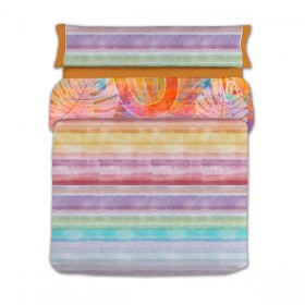 Set di copripiumino Lois CORSO P. Arancio Singolo 150 x 230 cm 3 Pezzi