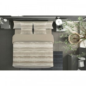 Set di copripiumino Pierre Cardin NINA Marrone Singolo 3 Pezzi