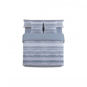 Set di copripiumino Pierre Cardin NINA Azzurro Matrimoniale 3 Pezzi